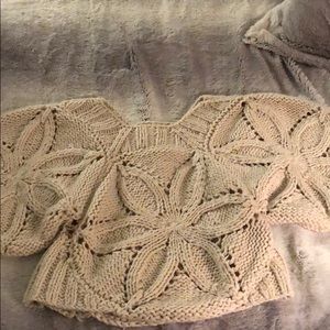 Cropped Detailed Sweater